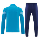 2026 JOM Lake blue Half Pull Tracksuit #815(半拉链)