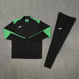 2026 JOM Black Half Pull Tracksuit #816(半拉链)