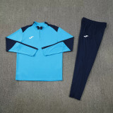 2026 JOM Lake blue Half Pull Tracksuit #816(半拉链)