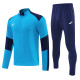 2026 JOM Lake blue Half Pull Tracksuit #816(半拉链)