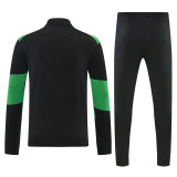 2026 JOM Black Half Pull Tracksuit #816(半拉链)
