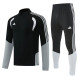 2026 AD Black Half Pull Tracksuit #814(半拉链)