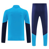 2026 AD Lake blue Half Pull Tracksuit #814(半拉链)