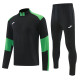2026 JOM Black Half Pull Tracksuit #816(半拉链)
