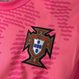 2026-27 Portugal Pink Goalkeeper Fans Soccer Jersey