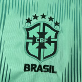 2026-27 Brazil Blue Goalkeeper Fans Soccer Jersey