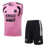 2026-27 Inter Miami Pink Tank top and shorts suit #D26020