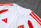 2026-27 Internacional White Half Pull Tracksuit #B26022(半拉链)