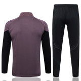 2026-27 RMA Gray Purple Jacket Tracksuit #A26020