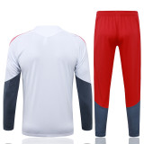 2026-27 Internacional White Half Pull Tracksuit #B26022(半拉链)