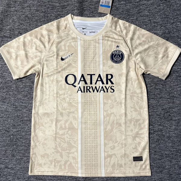 2025-26 PSG Earthy Yellow Special Edition Fans Training shirts