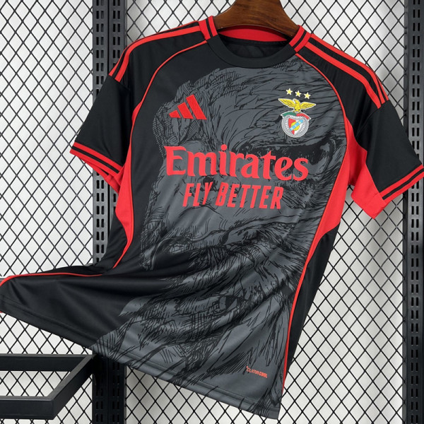 2026-27 Benfica Black Red Special Edition Fans Soccer Jersey