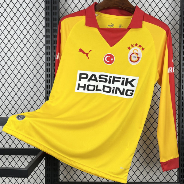 2026 Galatasaray Yellow Special Edition Long Sleeve Soccer Jersey (长袖)