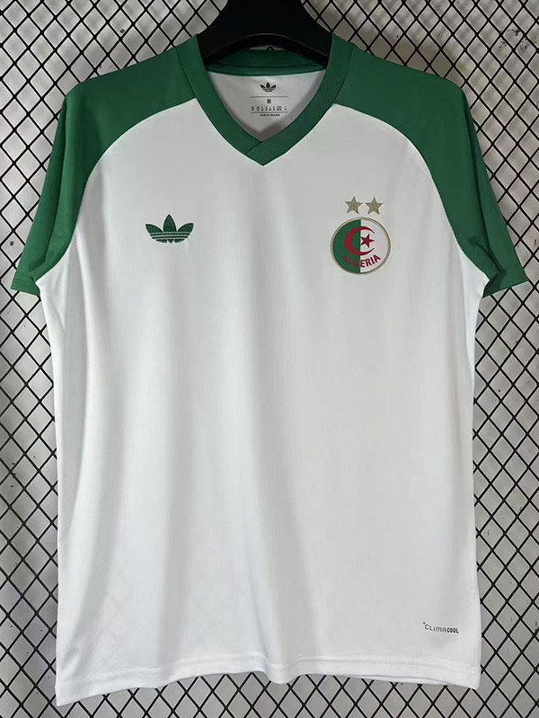 2026-27 Algeria White Green Fans Training shirts
