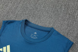 2025-26 Club America Lake blue Tank top and shorts suit