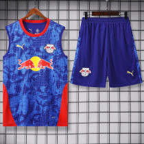 2025-26 RB Leipzig Blue Tank top and shorts suit