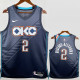 2025-26 OKC Thunder GILGEOUS-ALEXANDER #2 Gray City Edition Top Quality Hot Pressing NBA Jersey
