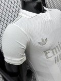 2026-27 RMA White 125th Anniversary Player Version Soccer Jersey (有领)