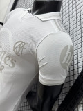 2026-27 RMA White 125th Anniversary Player Version Soccer Jersey (有领)