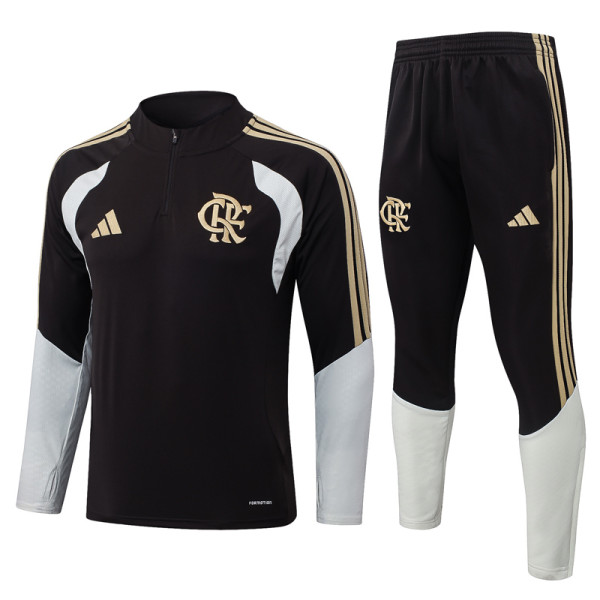 2026-27 Flamengo Brown Half Pull Tracksuit #B26020(半拉链)