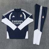 2026-27 RMA Royal blue Half Pull Tracksuit (半拉链)