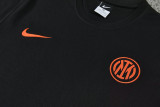 2026-27 INT Black Short shirts and Long trousers Suit (圆领)
