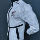 2026 World Cup England White Walkout Jacket (Hooded) #单上衣