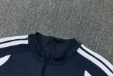 2026-27 RMA Royal blue Half Pull Tracksuit (半拉链)