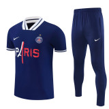 2026-27 PSG Royal blue Short shirts and Long trousers Suit