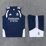 2026-27 RMA Royal blue Tank top and shorts suit