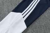 2026-27 RMA White Half Pull Tracksuit (半拉链)