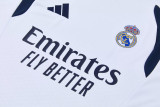 2026-27 RMA White Tank top and shorts suit