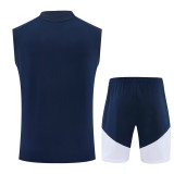 2026-27 RMA Royal blue Tank top and shorts suit