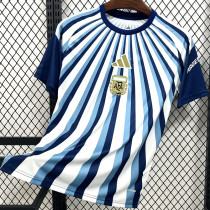 2026-27 Argentina Blue White Fans Training shirts