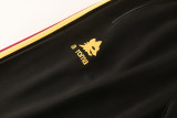 2026-27 Roma Brown Red Jacket Tracksuit #01