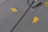 2026-27 Man Utd Gray Jacket Tracksuit
