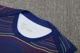 2025-26 BAR Fancy blue Tank top and shorts suit