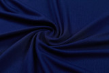 2026-27 Marseille Royal blue Short shirts and Long trousers Suit (圆领)