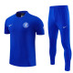 2026-27 CHE Fancy blue Short shirts and Long trousers Suit (圆领)