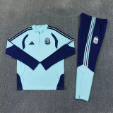 2026-27 Argentina Light blue Half Pull Tracksuit (半拉链)