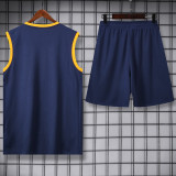 2025-26 BAR Royal blue Tank top and shorts suit
