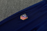 2026-27 ATM Fancy blue Short shirts and Long trousers Suit (圆领)