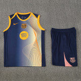 2025-26 BAR Royal blue Tank top and shorts suit