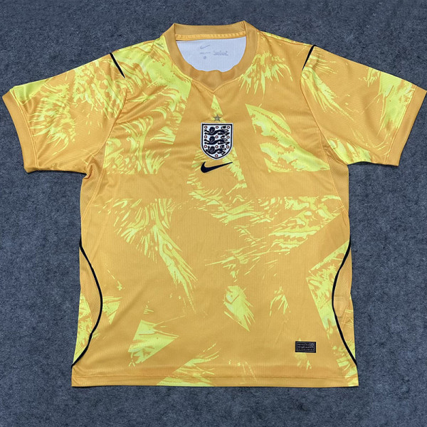 2026-27 England Yellow Goalkeeper Fans Soccer Jersey