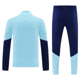 2026-27 Argentina Light blue Half Pull Tracksuit (半拉链)
