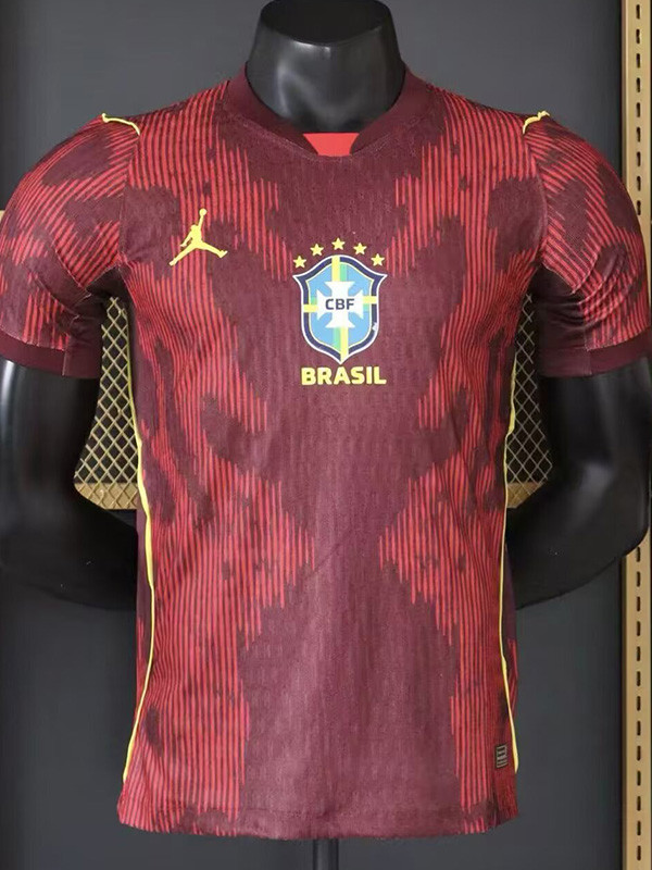 2026-27 Brazil JD Red Goalkeeper Player Version Soccer Jersey