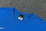 2026-27 ATM Fancy blue Short shirts and Long trousers Suit (圆领)