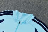 2026-27 Argentina Light blue Half Pull Tracksuit (半拉链)