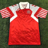 1992 Denmark Home Retro Soccer Jersey