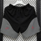 D338 PSG Black gray Casual Short Pants